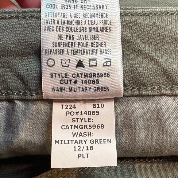 NWT Joe's Jeans Military Green distressed jeans - Picture 6 of 6